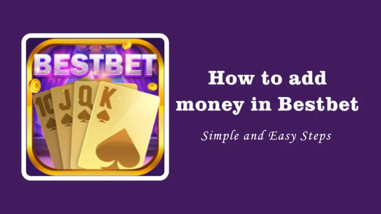 How to add money in Bestbet